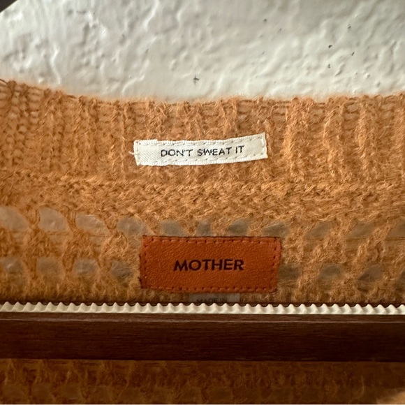 NEW MOTHER THE MOCK NECK SCALLOP JUMPER IN MISTY MOUNTAIN TOP SWEATER - Picture 4 of 10